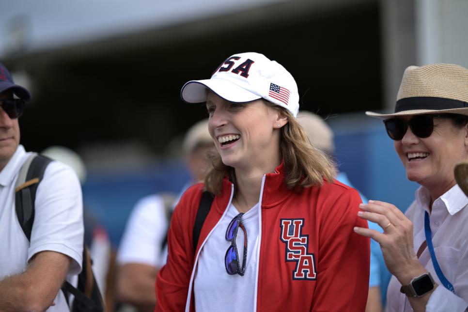 Olympics Swim superstar Katie Ledecky feels at home amid all the water